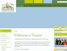 Tablet Screenshot of frasdorf.de